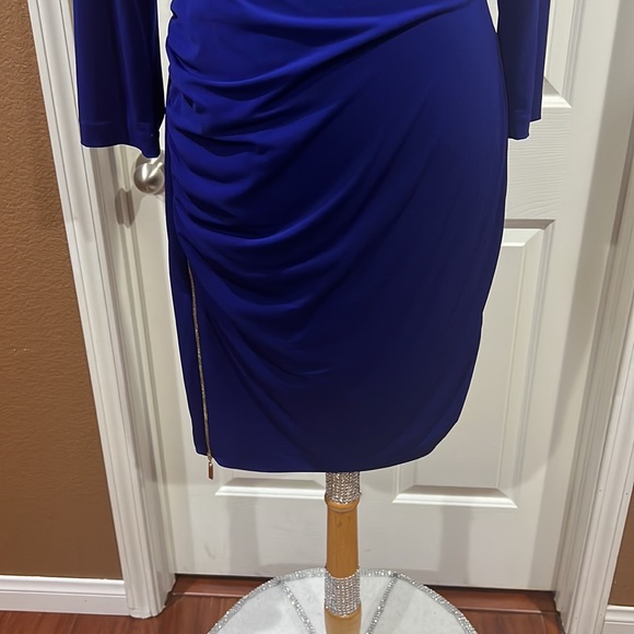 Jessica Simpson Royal Blue Long Sleeve Dress - Picture 5 of 11